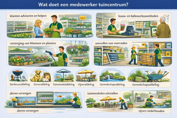 Alles over het beroep medewerker tuincentrum Wat doet een medewerker tuincentrum